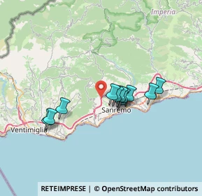 Mappa Strada Isola Inferiore, 18038 Sanremo IM, Italia (5.61)