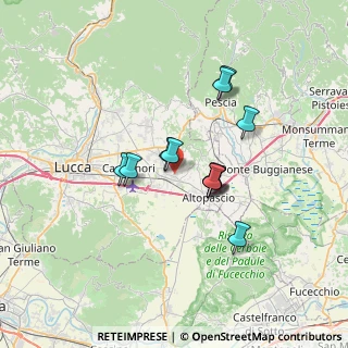 Mappa Via Pollinelle, 55016 Porcari LU, Italia (5.40583)