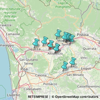 Mappa Via Pollinelle, 55016 Porcari LU, Italia (10.14083)