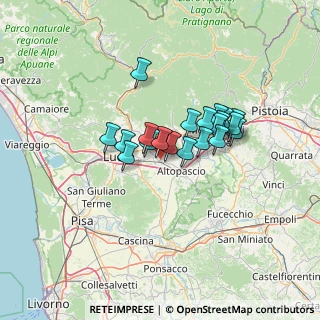 Mappa 55016 Porcari LU, Italia (9.8365)
