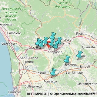 Mappa 55016 Porcari LU, Italia (9.67636)