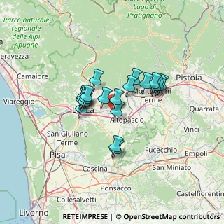 Mappa 55016 Porcari LU, Italia (9.8705)