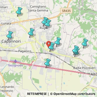 Mappa 55016 Porcari LU, Italia (2.22273)