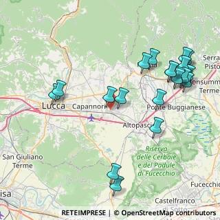 Mappa 55016 Porcari LU, Italia (9.793)