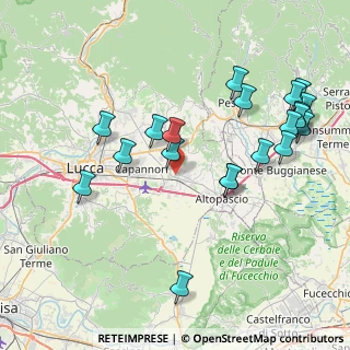 Mappa 55016 Porcari LU, Italia (9.0305)