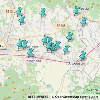 Mappa 55016 Porcari LU, Italia (4.10625)