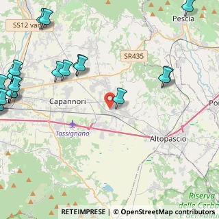Mappa 55016 Porcari LU, Italia (6.82895)