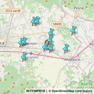 Mappa 55016 Porcari LU, Italia (3.41364)