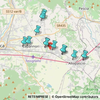 Mappa 55016 Porcari LU, Italia (3.61769)
