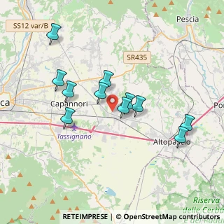 Mappa 55016 Porcari LU, Italia (3.46727)