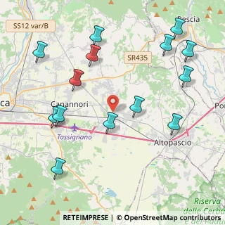 Mappa 55016 Porcari LU, Italia (5.06286)
