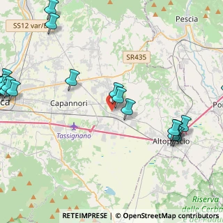 Mappa 55016 Porcari LU, Italia (6.446)