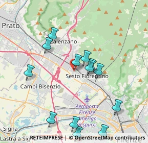 Mappa Via Giovanni Fattori, 50019 Sesto Fiorentino FI, Italia (4.53643)