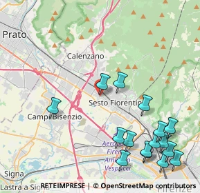 Mappa Via Giovanni Fattori, 50019 Sesto Fiorentino FI, Italia (5.40563)