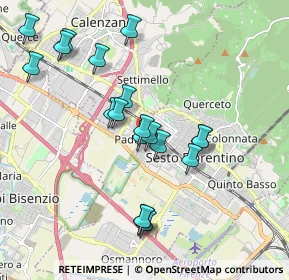 Mappa Via Giovanni Fattori, 50019 Sesto Fiorentino FI, Italia (1.90316)
