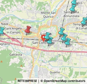 Mappa Località San Concordio in Contrada, 55100 Lucca LU, Italia (2.52182)