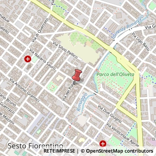 Mappa Via del Piave, 62, 50019 Sesto Fiorentino, Firenze (Toscana)