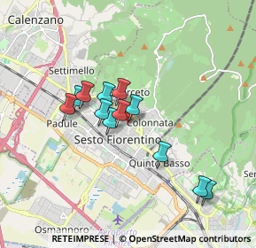 Mappa Via del Piave, 50019 Firenze FI, Italia (1.4475)