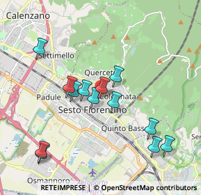 Mappa Via del Piave, 50019 Firenze FI, Italia (1.90308)