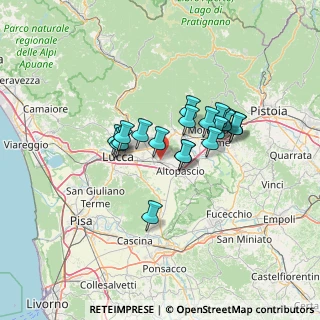 Mappa Via della Stazione, 55016 Lucca LU, Italia (10.3725)