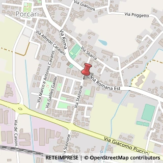 Mappa Via della Stazione, 19, 55016 Porcari, Lucca (Toscana)