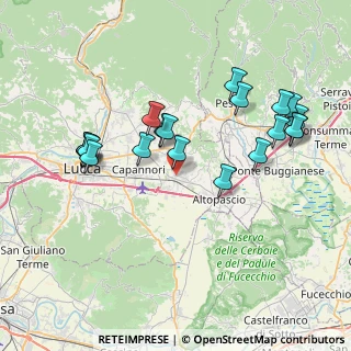 Mappa Via della Stazione, 55016 Lucca LU, Italia (8.0925)