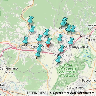 Mappa Via della Stazione, 55016 Lucca LU, Italia (6.84471)