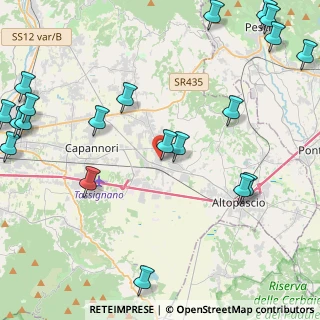 Mappa Via della Stazione, 55016 Lucca LU, Italia (6.3665)