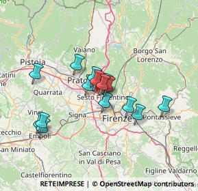 Mappa AMBULATORIO TOGLIATTI DR.SSA ALICE ZAGAGLIONI DIETISTA, 50019 Sesto Fiorentino FI, Italia (11.29333)