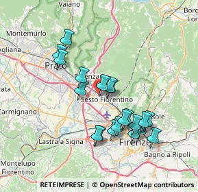 Mappa AMBULATORIO TOGLIATTI DR.SSA ALICE ZAGAGLIONI DIETISTA, 50019 Sesto Fiorentino FI, Italia (6.882)