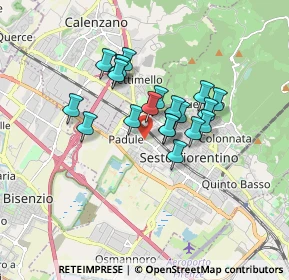 Mappa AMBULATORIO TOGLIATTI DR.SSA ALICE ZAGAGLIONI DIETISTA, 50019 Sesto Fiorentino FI, Italia (1.3115)