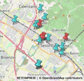 Mappa AMBULATORIO TOGLIATTI DR.SSA ALICE ZAGAGLIONI DIETISTA, 50019 Sesto Fiorentino FI, Italia (1.69824)