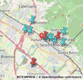 Mappa AMBULATORIO TOGLIATTI DR.SSA ALICE ZAGAGLIONI DIETISTA, 50019 Sesto Fiorentino FI, Italia (1.55417)