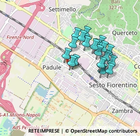 Mappa AMBULATORIO TOGLIATTI DR.SSA ALICE ZAGAGLIONI DIETISTA, 50019 Sesto Fiorentino FI, Italia (0.739)