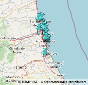 Mappa Via Certosa, 64011 Alba Adriatica TE, Italia (7.38)