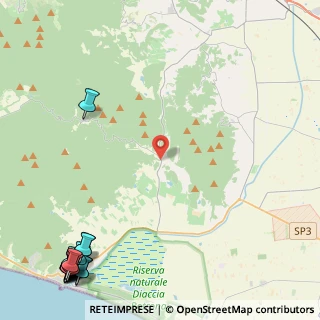 Mappa SP Strette, 58043 Castiglione della Pescaia GR, Italia (8.2615)