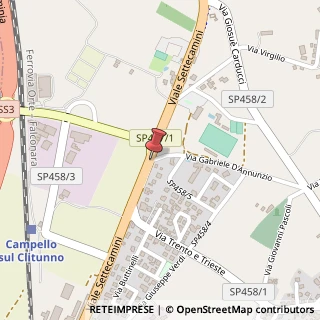 Mappa Viale Settecamini, 13, 06042 Campello sul Clitunno, Perugia (Umbria)