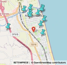 Mappa Via Ercole Falò, 64011 Alba Adriatica TE, Italia (1.04364)
