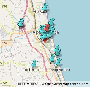 Mappa Via Ercole Falò, 64011 Alba Adriatica TE, Italia (1.454)