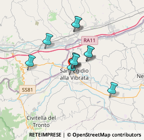 Mappa Via Vittorio Veneto, 64016 Sant'Egidio alla Vibrata TE, Italia (2.48727)