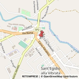 Mappa Piazza Umberto I, 34, 64016 Sant'Egidio alla Vibrata TE, Italia, 64016 Sant'Egidio alla Vibrata, Teramo (Abruzzo)