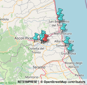 Mappa Strada Vicinale Casette, 64010 Ancarano TE, Italia (9.78182)