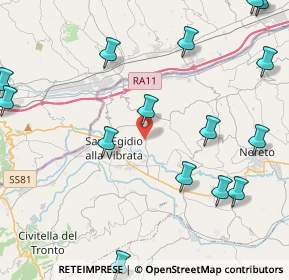 Mappa Strada Vicinale Casette, 64010 Ancarano TE, Italia (5.90533)