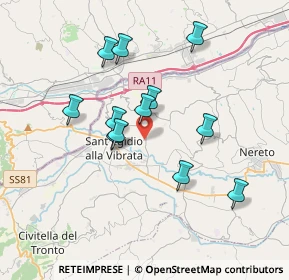 Mappa Strada Vicinale Casette, 64010 Ancarano TE, Italia (3.31167)