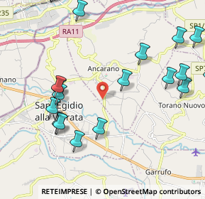 Mappa Strada Vicinale Casette, 64010 Ancarano TE, Italia (2.7895)