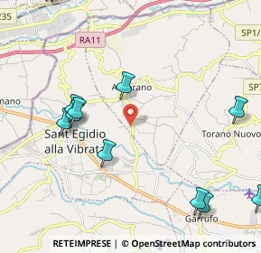Mappa Strada Vicinale Casette, 64010 Ancarano TE, Italia (2.8625)