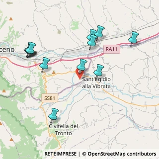 Mappa Via Piano Selva, 63085 Piano Selva III AP, Italia (4.88)