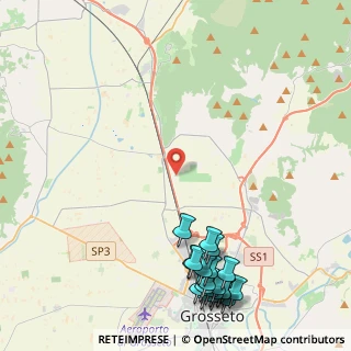 Mappa Strada del Bottegone, 58100 Grosseto GR, Italia (6.307)