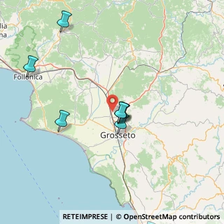 Mappa Strada del Bottegone, 58100 Grosseto GR, Italia (25.49636)