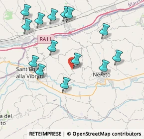 Mappa Via XX Settembre, 64010 Torano Nuovo TE, Italia (4.605)